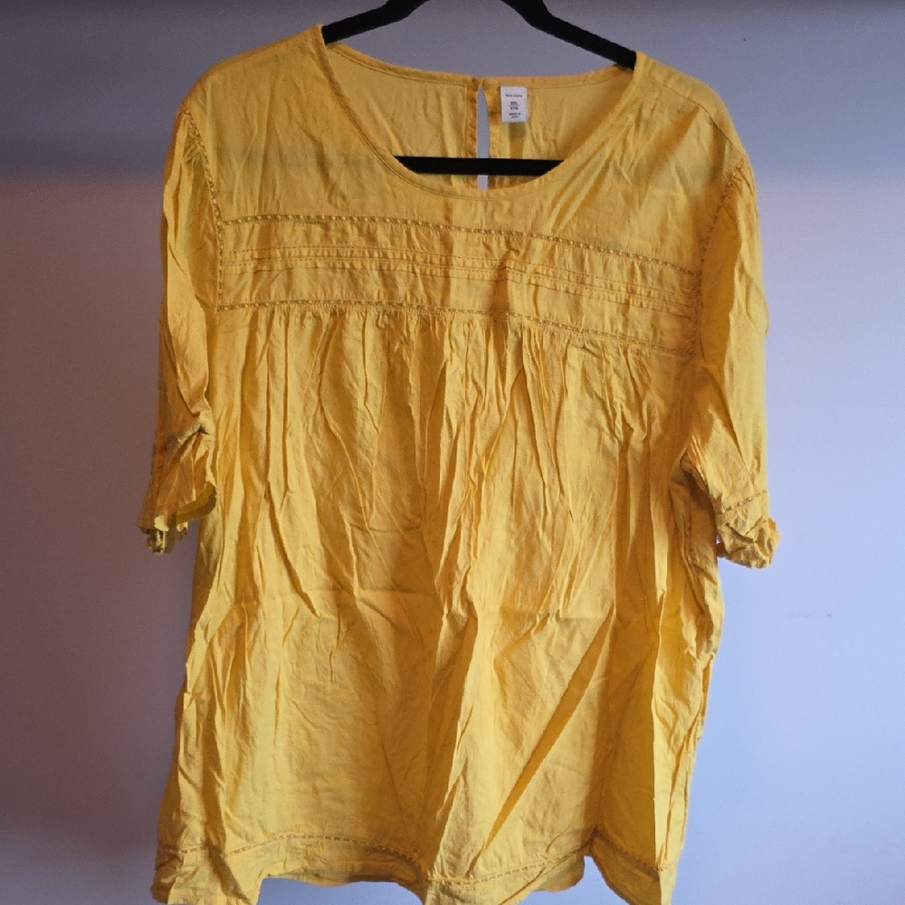 Old Navy Mustard Yellow Women's Blouse